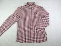 EREDETI MUSTANG SLIM FIT (S) ELEGÁNS APRÓ KOCKÁS HOSSZÚ UJJÚ FÉRFI ING