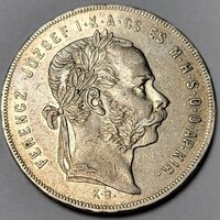 Ferenc József ezüst 1 Forint 1879 KB