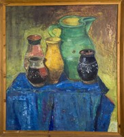 Gyula Gera (1915-1968): still life with tiles - 2100