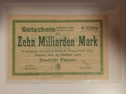Német Birodalom 1923, Passau, 10 milliárd márka