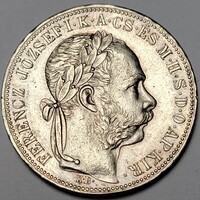 Ferenc József ezüst 1 Forint 1884 KB