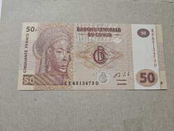2013-as 50 Franc Kongó UNC