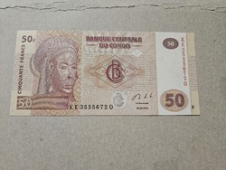 2013-as 50 Franc Kongó UNC
