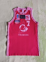 XL-es vintage adidas francia SIG Strasbourg vendég mez