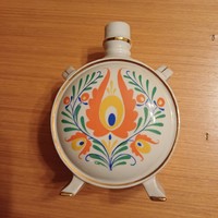 Hollóházi porcelán kulacs - Ganz-Mávag v.s.c.