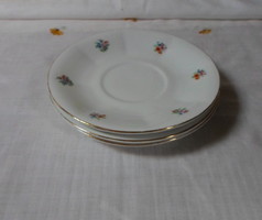 Drasche porcelán, virágos csészealj, teás csészealátét, alátét tányér teáscsészéhez