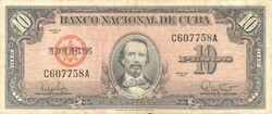 10 peso pesos 1960 (1949) Kuba 1.