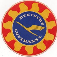 Hotel címke, bőröndcímke. Németország.