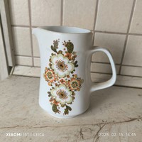 Alföldi porcelain jug, water jug for sale! Alföldi icu pattern jug 20 cm for sale!