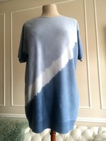 Peruzzi 40-42-44-es multicolor póló, kék viscose blúz