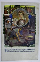 Régi művész képeslap festmények 1900-as évek legeleje