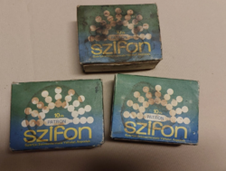 Retro szóda szifon patron 3 db nem teljes doboz