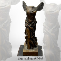 Szamothrakéi Niké - Editions Atlas bronz reprodukciós figurája
