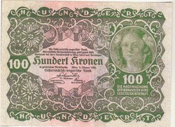 Ausztria 100 korona 1922 REPLIKA