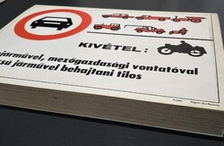 Régi retro kresz oktató táblák 100 db