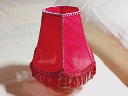 Lámpaernyő 02 - textil fém keret égőre húzható nem használt 16cm magas