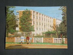 Képeslap,Balatonlelle,Autóklub üdülő látkép,részlet, 1971-