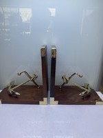 Réz -fa 2db horgonyos könyvtámasz