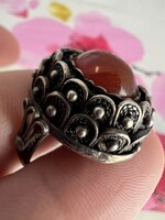 Vintage etnikumi ezüst gyűrű