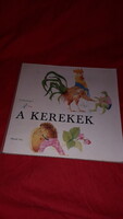 1984.Vlagyimir Szutyejev - A kerekek képes kreatív mese könyv + makett melléklet képek szerint MÓRA