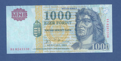 1000 Forint  2002 " DA " Ritka