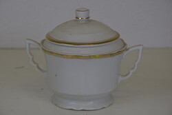 Zsolnay porcelán cukortartó A134