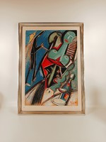 PETI JÁNOS (1913-1994) MŰALKOTÁS 1967 !