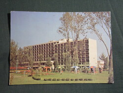 Képeslap,Balatonföldvár,MSZMP Üdülő (Hotel Riviéra) látkép részlet, 1980-
