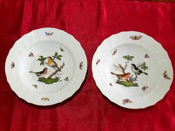 Herendi Rothschild leveses tányér 2 db