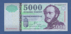 5000 Forint 2010 BB EF++