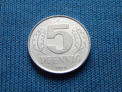 NDK  5  pfennig  1968  A