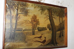 Antik vadászos festmény 788