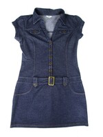 EREDETI GUESS (L) PASZTELL-KÉK RÖVID UJJÚ NŐI RUGALMAS ANYAGÚ RUHA