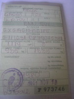 N55 OLD TIME 1980 GX PIROS  CITROEN FORGALMI ENGEDÉLY OKMÁNYA RITKASÁG ELADÓ GYŰJTEMÉNYBE