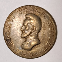 1863. Épség, erő Egyetértés Matolay Nemzeti Torna Egylet sport érem (21)
