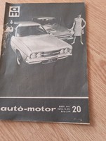 Autó motor 1970 X hó 21  20 as ujsag
