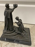 Bronz szobor Napoleon Josephine megkoronázása