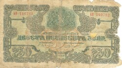250 leva 1945 Bulgária