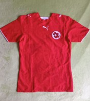 XS-es vintage puma Svájc válogatott (2006/08) hazai mez