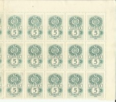 1965.- 5 ft - illetékbélyeg - MNH/** - 30 db
