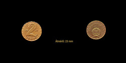 2 FORINT - 55 ÉVES - SZÉP ÁLLAPOTBAN - 1970