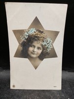 Képeslap 1916-ból, 9 x 14 cm-es nagyságú, judeika. 3238b