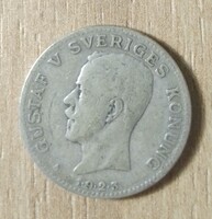 Svédország 1 Korona  1923 ezüst  800/1000.   /391/