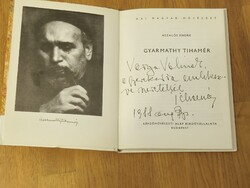 Gyarmathy Tihamér dedikált könyvecske