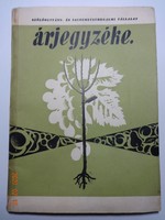 Szőlőoltvány- és Facsemeteforgalmi Vállalat árjegyzéke - 1955 ősz, 1956 tavasz