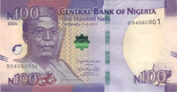 Nigéria 100 niara 2024 UNC