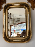 Ritka Kisméretű Biedermeier Tükör 55x40
