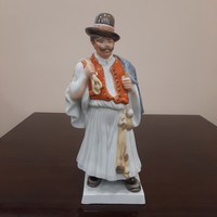 Nagy Herendi Bugaci Paraszt, Juhász, Betyár porcelán figura