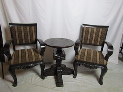 Antik Eklektikus karfás szék 2 db