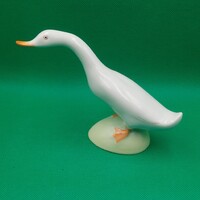 Garbera Klára Aquincum porcelán lúd, liba figura